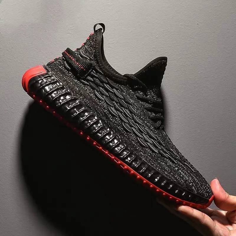 

Ultra-stretch Fly Weaving Comfortable Breathable Men Athletic Shoes Versitile Fashion Hot Selling Running Shoes