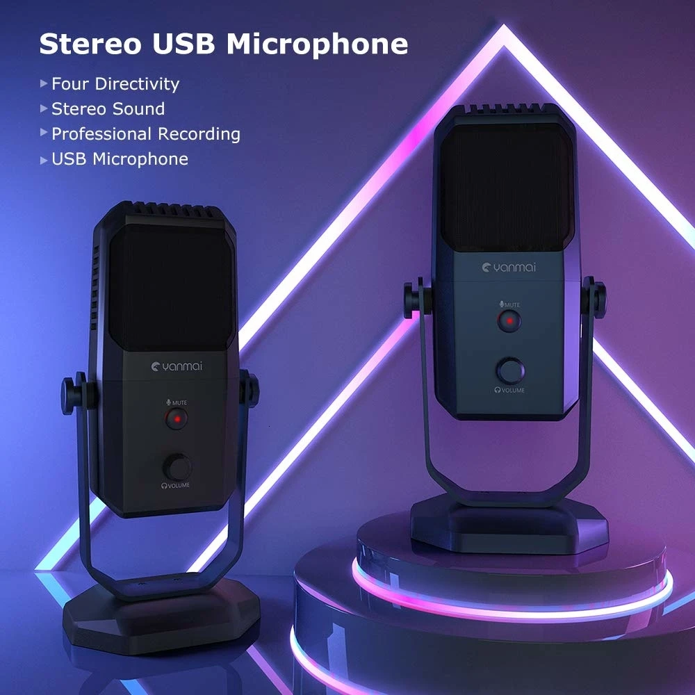 SF-900 Профессиональный USB конденсаторный микрофон студия запись 4 направленности микрофон для игрового вещания TKV PK C01u Pro