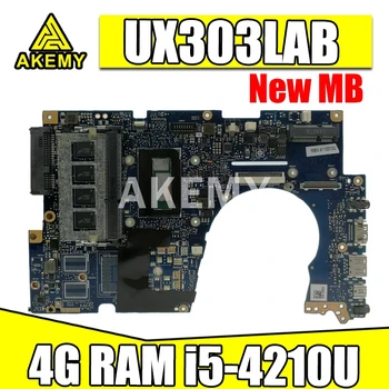 

Akemy UX303LAB Laptop motherboard For Asus UX303LA UX303LB UX303LN UX303LA UX303L U303L mainboard 4G RAM i5-4210U SR23Y