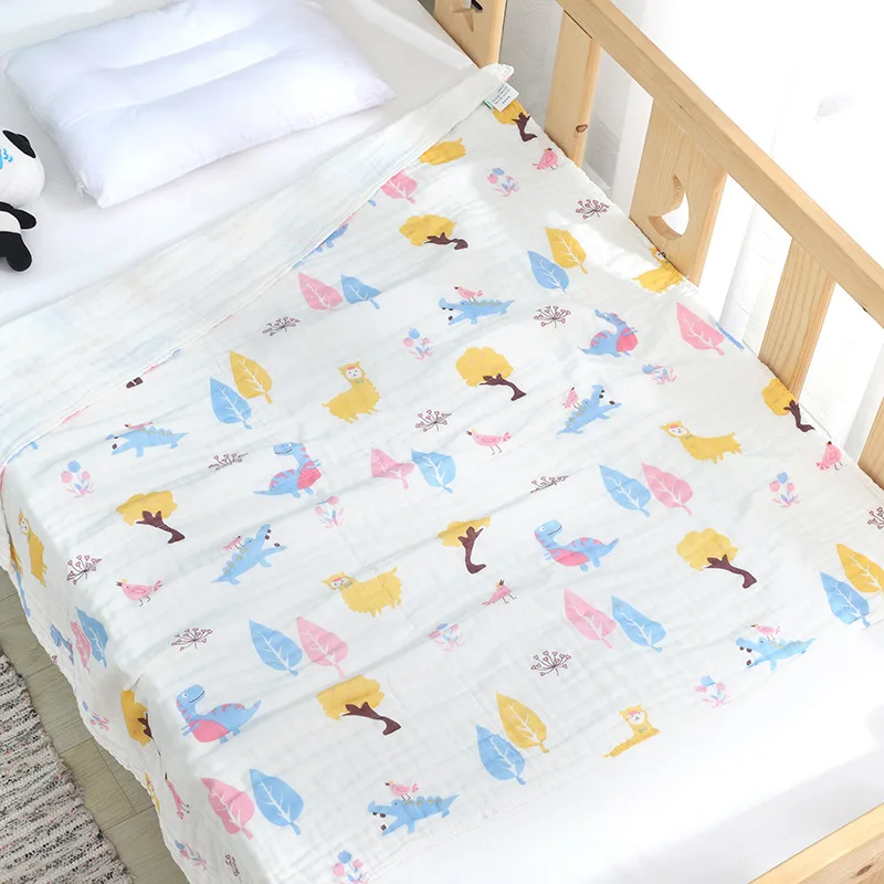 Детское одеяло s для новорожденных, Пеленальное Одеяло из муслина, бамбуковое одеяло из муслина, детское одеяло из хлопка, муслиновая ткань, пеленки Manta Bebe - Цвет: Sheep