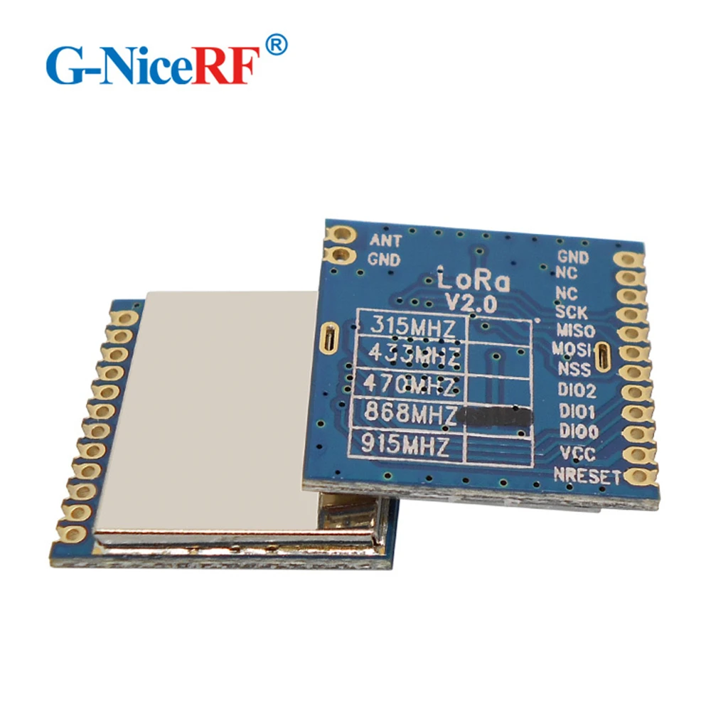 2PCS LoRa1276 LoraTM 20dBm 100mW SX1276 SPI Interface -139dBm Sensitivity 4KM Long Distance 868MHz RF Transmitter And Receiver | Мобильные