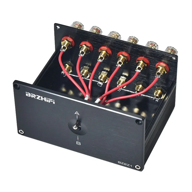 Nvarcher 2 Input Output Audio Switcher Amplifier Speaker Switch Converter Power Amplifiers And pairs of Speakers | Электроника