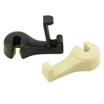 

2pcs Car Seat Back Hooks Bag Hanger Holder Universal Organizer Automobiles Headrest Mount Storage Hooks Clips 4.9