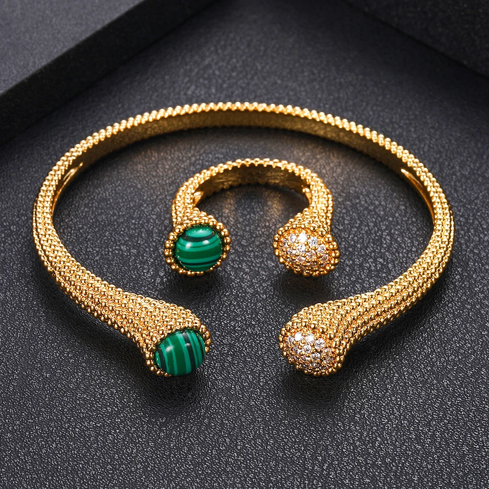 Jankely роскошный браслет в форме капли кольцо наборы Мода Дубай серебряные свадебные комплекты украшений для женщин Свадебные brincos para as mulheres