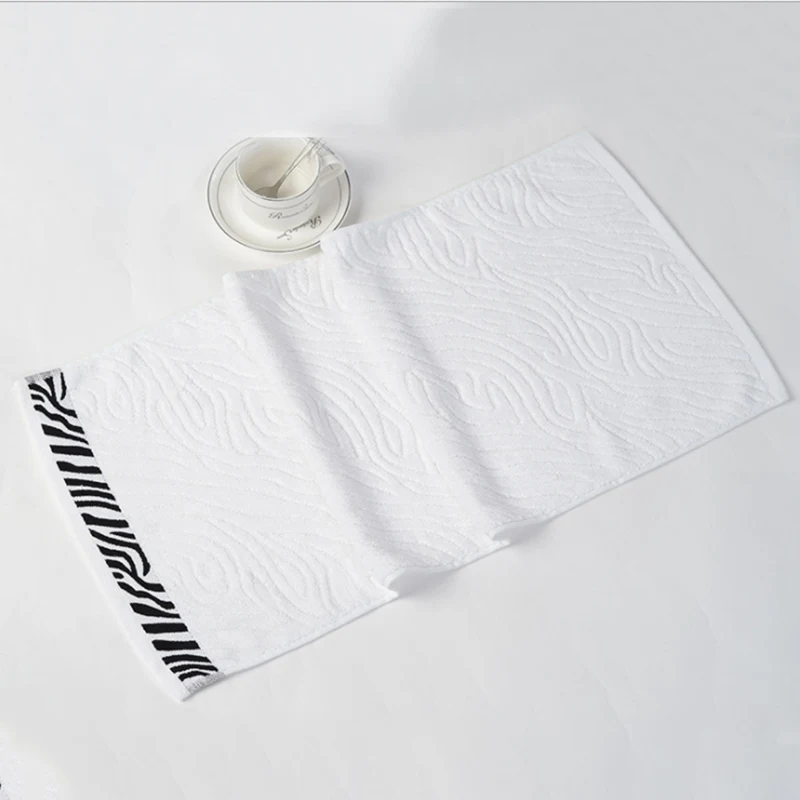 JAYQUERING новые полосатые быстросохнущие полотенца унисекс для ванной комнаты 34*75 мягкие простые хлопковые полотенца Банные полотенца - Цвет: 03