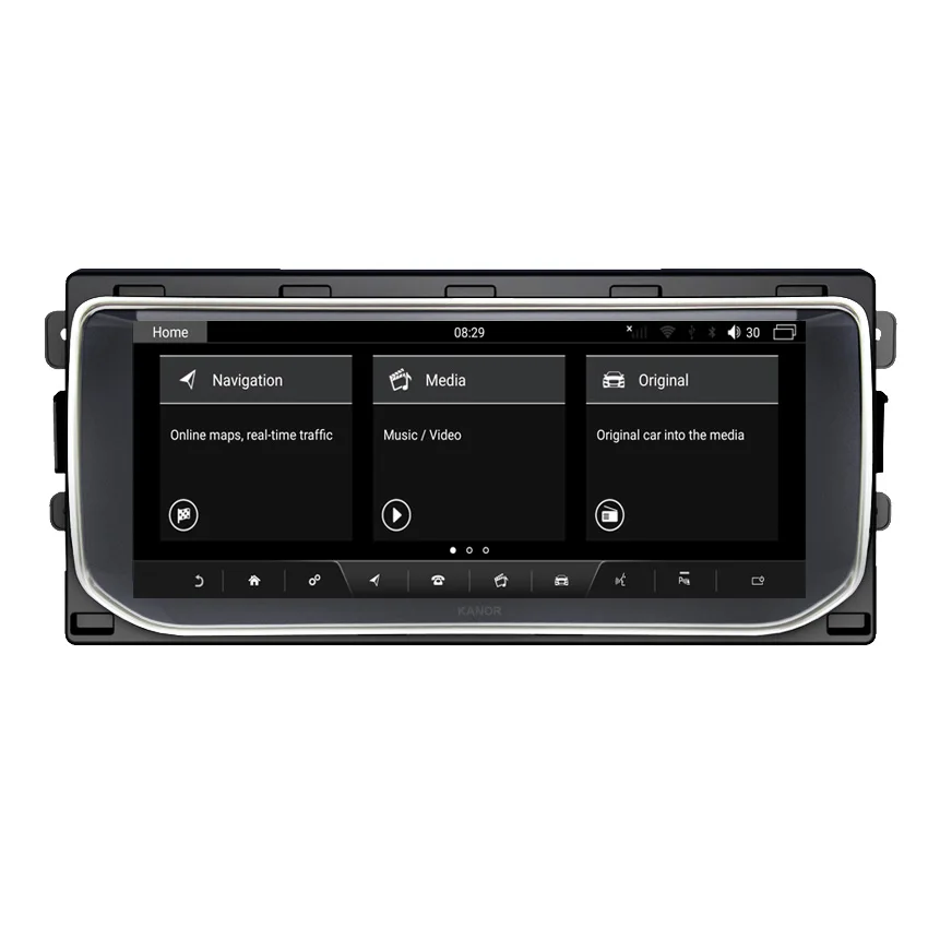 Аудио плеер KANOR android 9 0 радио для Land Range Rover Vogue L405 2012 2016 поддержка bluetooth Wi Fi gps