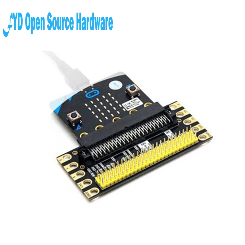 

1pcs Edge connector expansion board for micro:bit, breakout the I/O pins to 2.54mm pitch pinheader interface