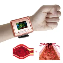 650nm Nano Laser Lamp Therapeutic Ultrasound Physiotherapy Watch Wrist Diode LLLT Diabetes Nose Sinusitis Psoriasis Treatment