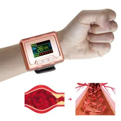 650nm Nano Laser Lamp Therapeutic Ultrasound Physiotherapy Watch Wrist Diode LLLT Diabetes Nose Sinusitis Psoriasis Treatment