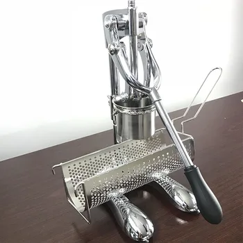 

French Fries Makers Machines Stainless Steel Longest Footlong Mashed Potatoes Fried Chips Extruders Ricers Device WJ72