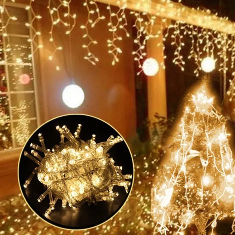 

200 LED 20m LED Lighting String Christmas Decoration Light for Holiday Party Wedding 220V Outdoor Lighting Strip
