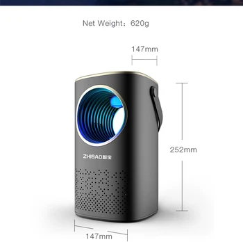 

ML-MK2 Mosquito Killer Lamp Indoor Household Intelligent USB Charging Mosquito Dispeller UV Purple Light Remote Touch Control