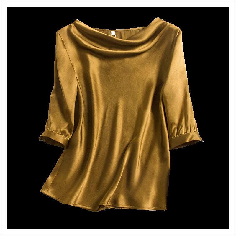 Satin Swing Collar Women's Design Non-Mainstream