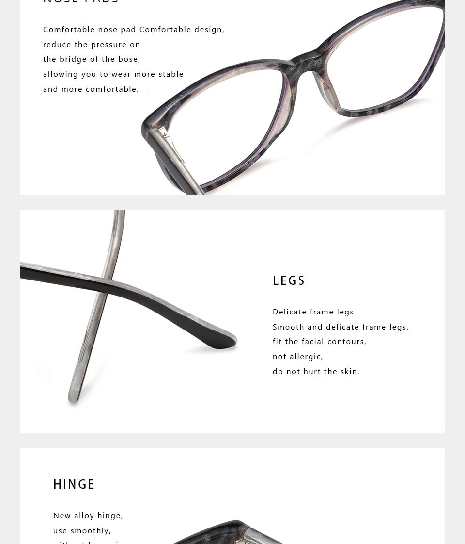 Ацетатные женские очки Ретро рецепт классический близорукость прозрачные линзы винтажные очки с прозрачной оправой# F913