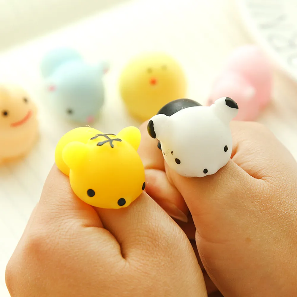 Мягкое Животное Игрушка выдавливание Mochi рост антистресс Abreact мяч мягкий липкий