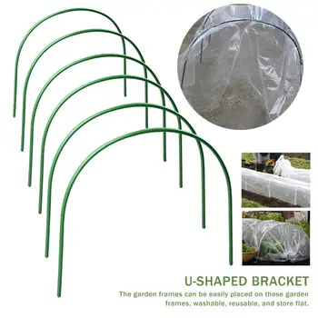 

Greenhouse Hoops U-shaped Adjustable Garden Tunnel Support Arch Frame for Climbing Plants/Flowers/Vegetables Greenhouse Frame