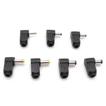 

6PCS DC Power Male Plug Jack Adapter 90 Degree Male 5.5x2.1mm 5.5x2.5mm 4.8x1.7mm 4.0x1.7mm 3.5*1.1mm Connector DC Socket HOT
