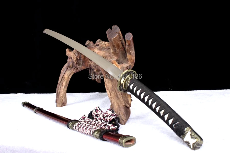 Handmade Full Tang Japanese Samurai Dao Sword Katana 1090 High Carbon Steel Blade Real Sharp Asian Knife Saber