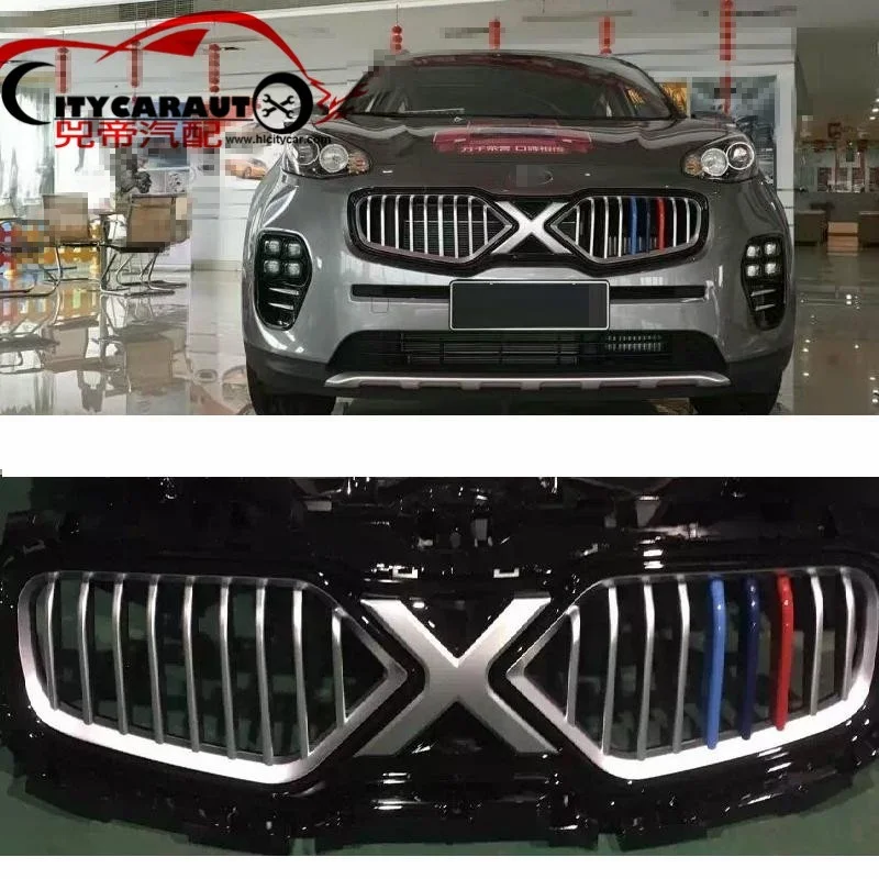 Sportage Kx5 Mesh Grills Fit For 2015 Kia Sportage Kx5 Front Racing Grille Grill Grills Bumper Mesh Cover