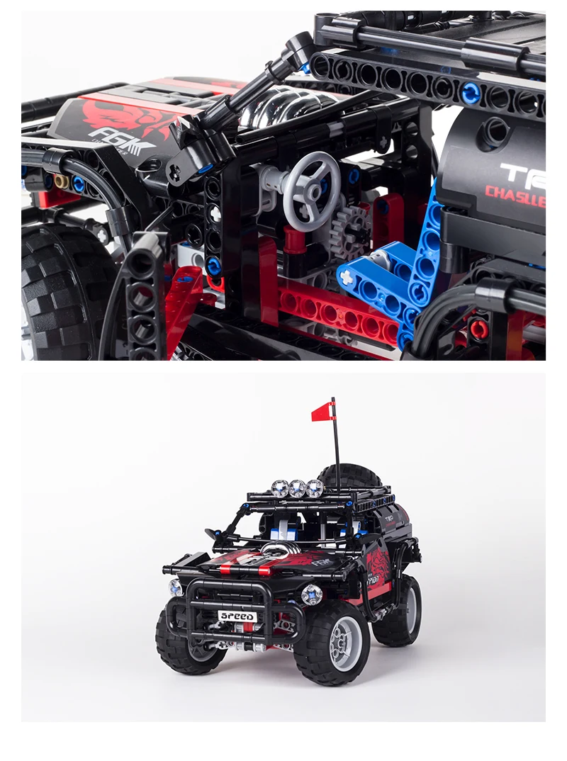 750 шт. Скорпион SUV DIY машинка из конструктора игрушки техника модель автомобиля блоки Набор кирпичи рождественские подарки для детей
