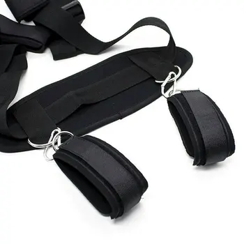 Adult No Vibrator BDSM Bondage Slave Erotic Sex Toys For Woman Couples Leg Open Restraints Neck Handcuffs Ankle Cuff Straps Shop 4