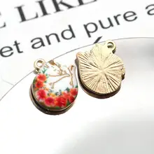 DoreenBeads модные подвески из сплавов на основе цинка круглые