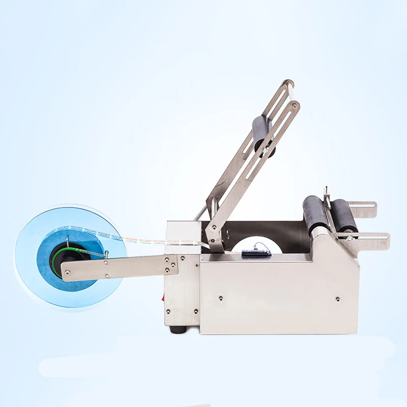 

Semiautomatic Round Bottle Labeling Machine Stainless Steel Stickers Trademark Labeling Machine Label Manual Labeling Machine
