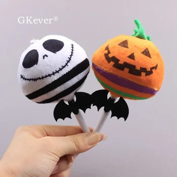 

Halloween Dolls Nightmare Before Christmas Jack Skelleton Creative Pumpkin Lollipop Candy Stuffed Dolls 5" 12cm