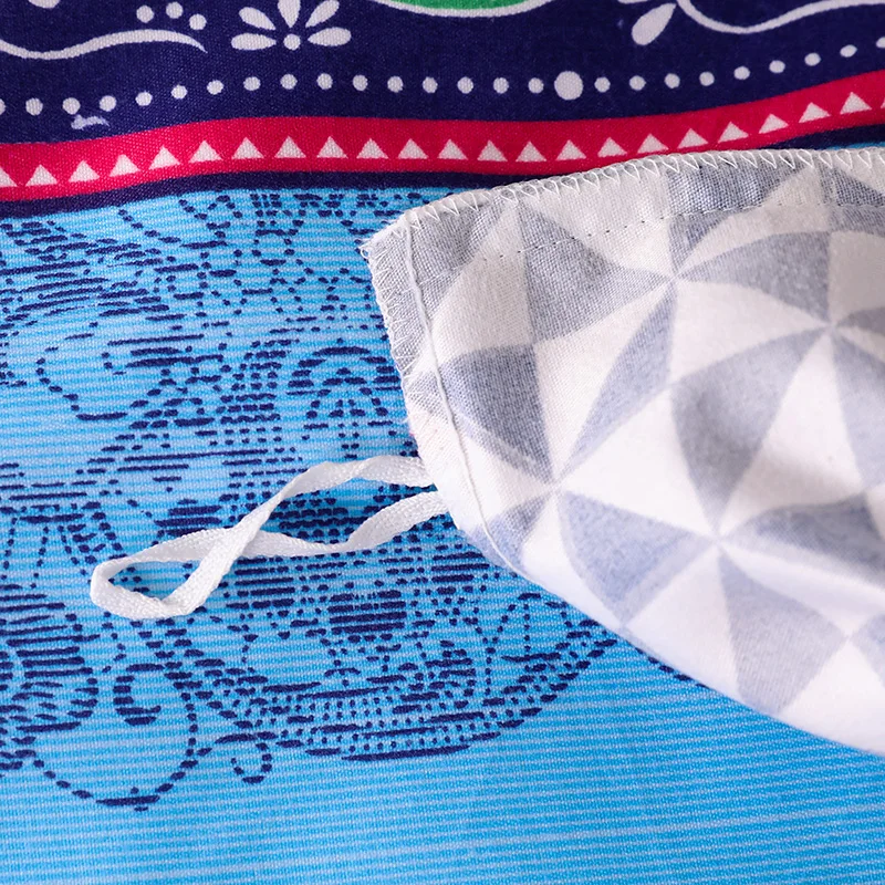 Bohemian Bedding Sets Folk-custom Mandala Duvet Cover Set Geometric Stripe Leopard Printing Bedlinens Bed Cover with Pillowcase