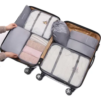 

7pcs/set Clothes Quilt Blanket Storage Bag Set Shoes Organizer Wardrobe Closet Suitcase Pouch Bags Travel Home New