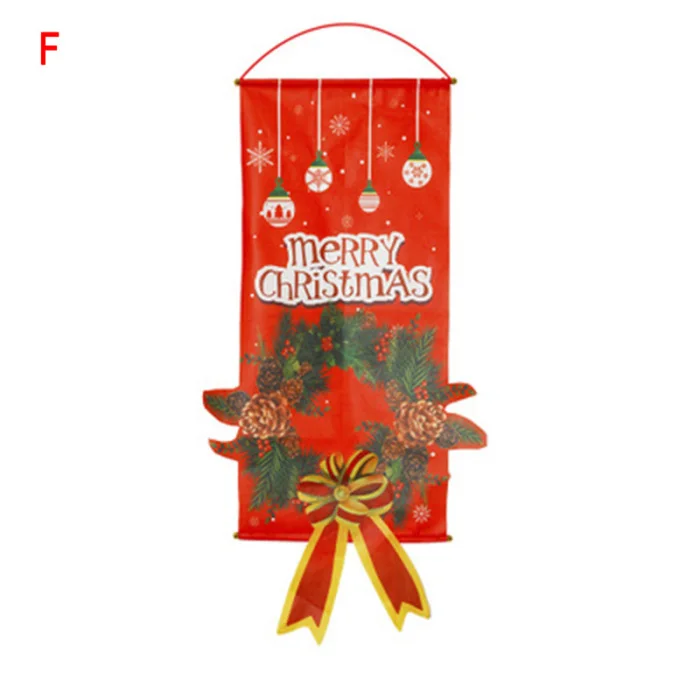 Merry Christmas подвесные баннеры украшения для дома стены Крытый Открытый вечерние VJ-Drop