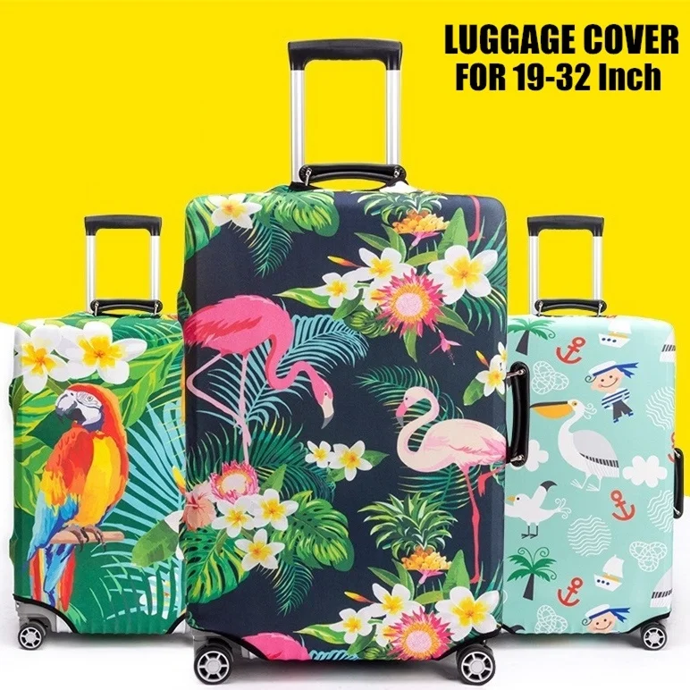 

Organizer 19-29inch Women Girl Flamingo Luggage Travel Suitcase Protective Covers Case