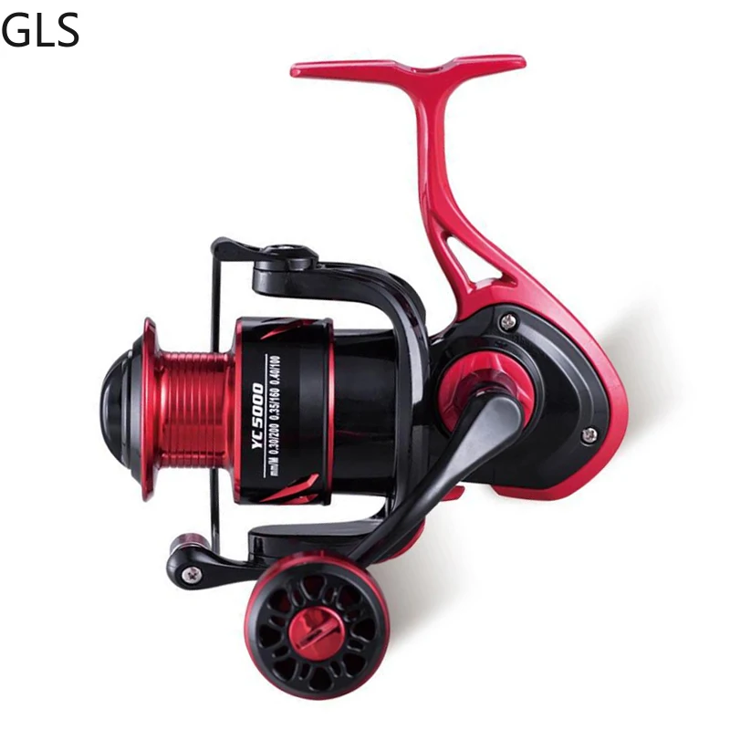 

GLS 5.2:1 High Speed Carp Fishing Reel YC 1000-7000 Series Aluminum Alloy Spool Spinning Wheel Fishing Accessories