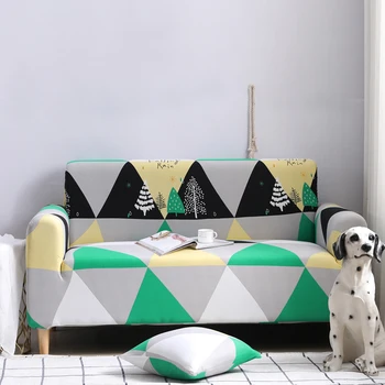 

New Style Geometric Printed Sofa Cover Sofa Cushion for Living Room Single/Two/Three seat For Teens