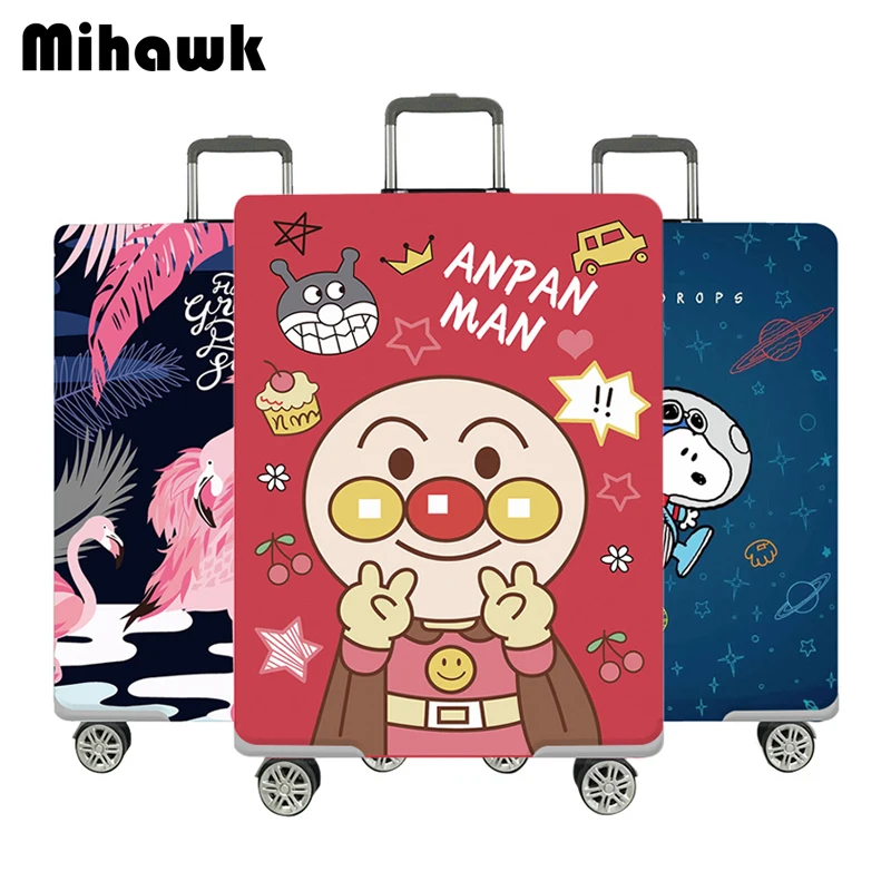 Mihawk мультфильм Дорожный Чехол для чемодана протектор Suitable18-32 дюймов Пылезащитная сумка чехол мультфильм багажник аксессуары Принадлежности