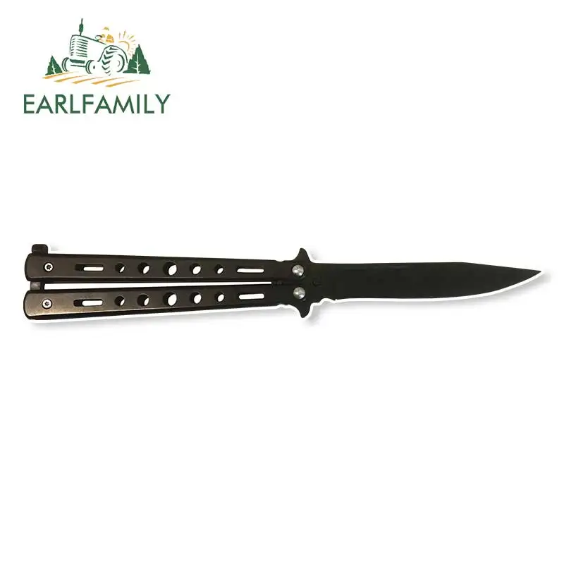 EARLFAMILY 13 см x 8 9 для ножа-бабочки кемпера грузовика переводная картинка личность