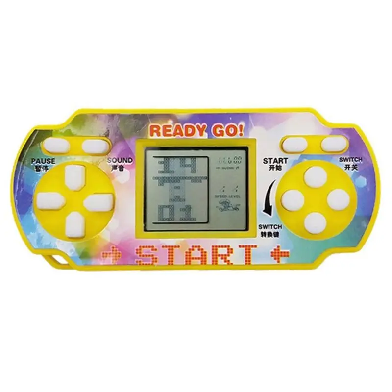 Классическая игровая консоль тетрис портативная мини игровая консоль электронная головоломка детский подарок 634F