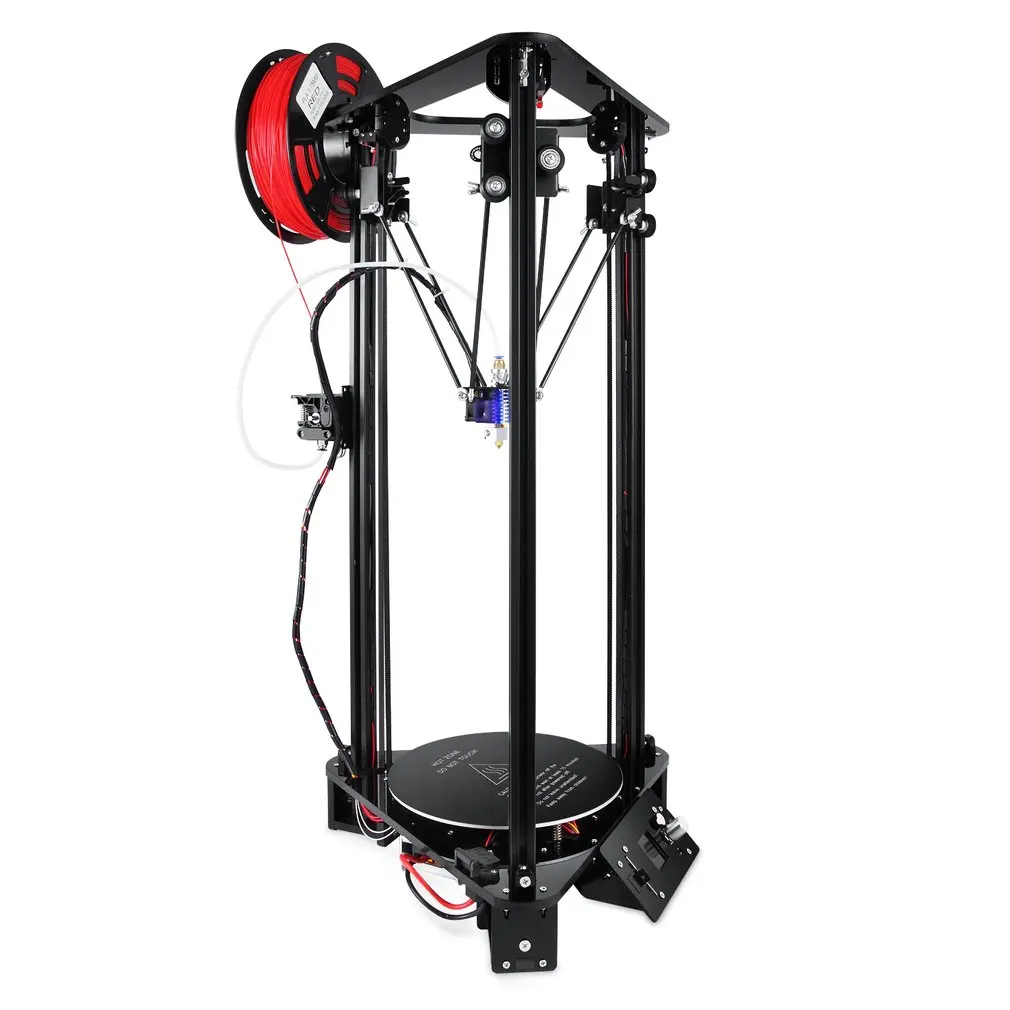 

LCD Screen DIY 3D Printer Kit For Kossel Linear Delta Large Printing Size 180x300 mm Easy To Assemble UK Plug