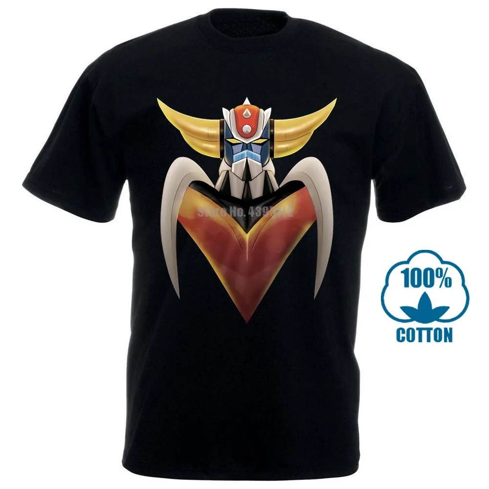 

100% Cotton O Neck Custom Printed Tshirt Men T Shirt Ufo Robo Grendizer Goldorak Women T Shirt 011287