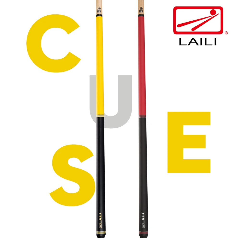 

LALI Billiard Punch Cue LLB-01L/LLB-03L 14mm Tip 147cm Length 2 Colors Option Professional North American Maple Shaft