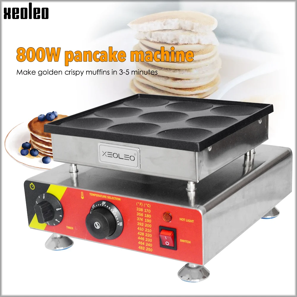 XEOLEO нарядные чайник Dorayaki машина 9 лунок вафельные машины коммерческих 8 см