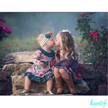 Алмазная вышивка, Ангел детский поцелуй полный, стразы, 5D, DIY алмазная живопись на заказ, вышивка крестом, Алмазная мозаика, домашний декор