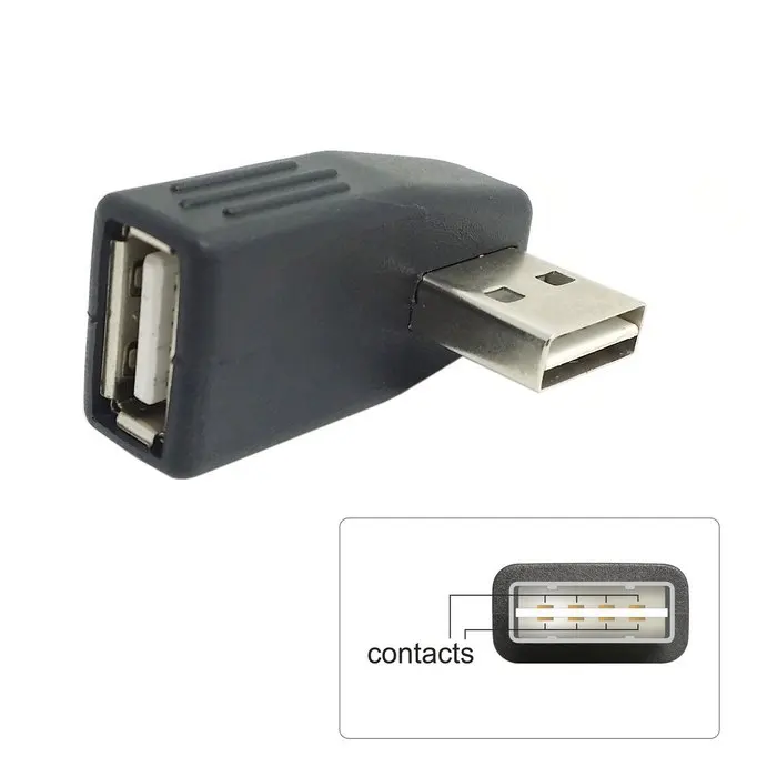 

USB extension adapter Reversible USB2.0 male to female extension adapter support data and charging