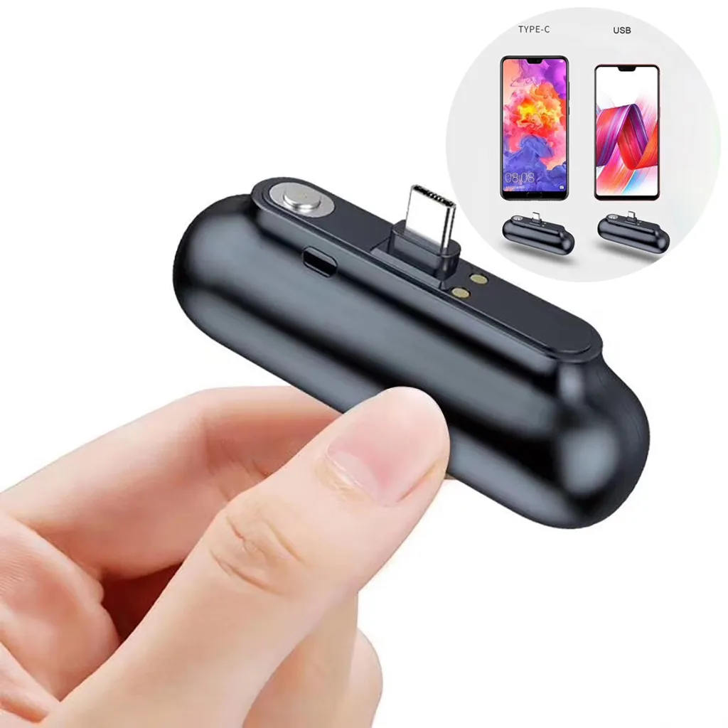 

Portable Power Bank Charger Charging Station Type-C And Micro USB Charging Head