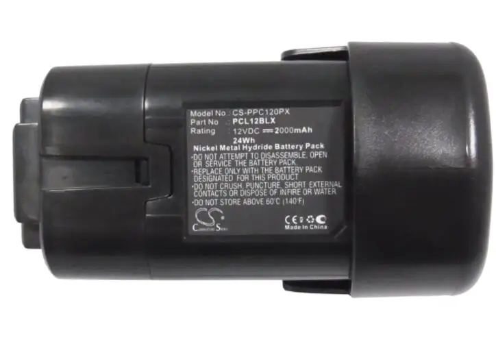 Cameron sino 2000 мА/ч, батарея для кабельных PCL120CRC PCL120CRC-2 PCL120CRCD PCL120CRCD-2 PCL120DD PCL120DDC PCL120DDC-2