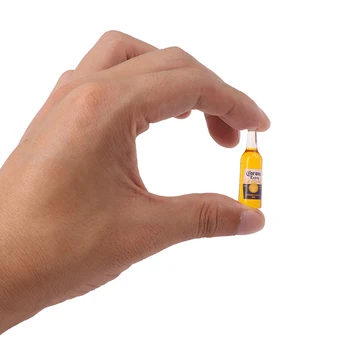 

10Pc 1/12 Dollhouse Miniature Simulation Wine Bottle Beer Bottle Model Toys