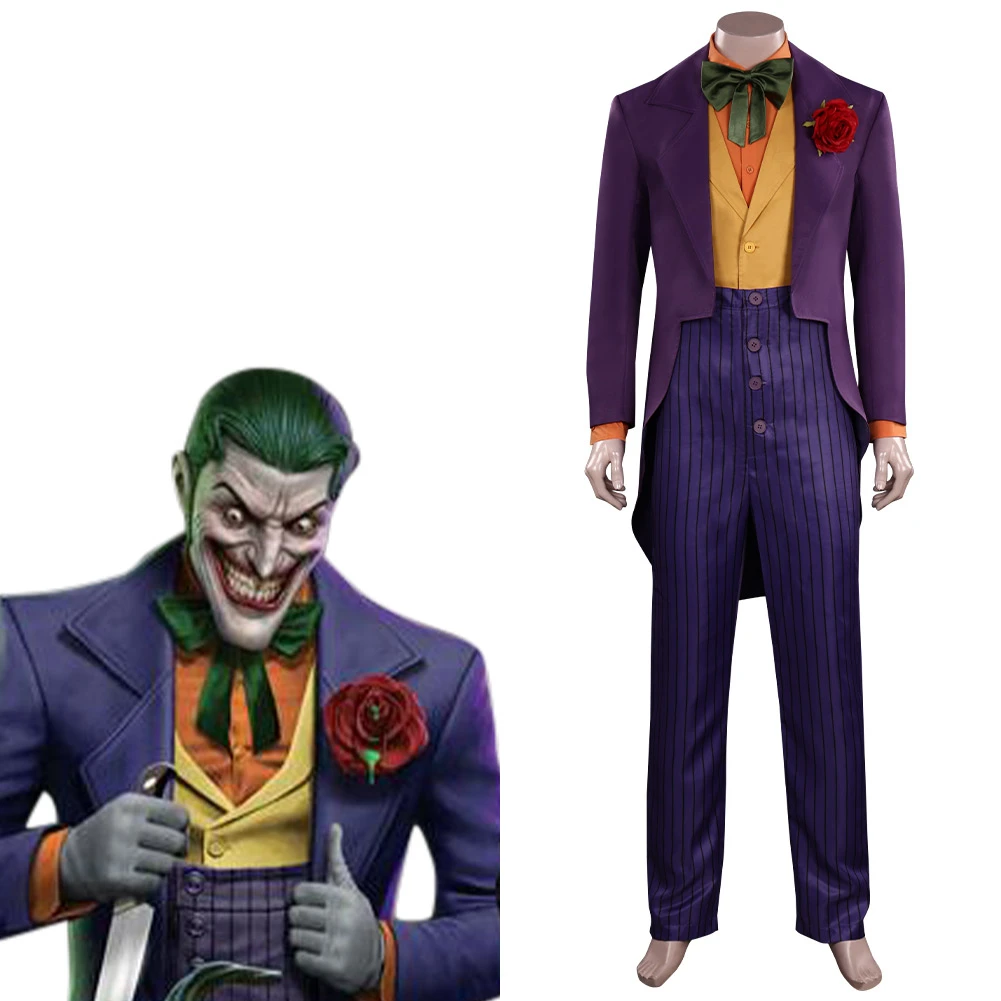 The Long Halloween - The Joker Cosplay Costume Outfits Halloween Carnival  Suit - Cosplay Costumes - AliExpress