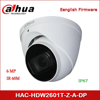 

Dahua HAC-HDW2601T-Z-A-DP 6MP WDR HDCVI IR Eyeball Camera 2.7-13.5mm motorized lens Audio in built-in mic CCTV Camera