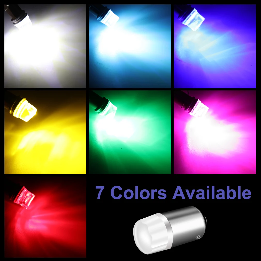 LED Car Bulbs 2pcs BA9S T4W T2W T3W H5W 2 LED 2835 SMD 12913 12910 12929 LED Indicator Bulb License Plate DC 12V