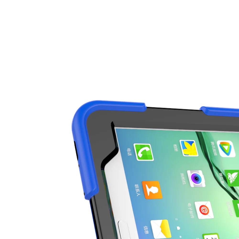 Для Samsung Galaxy Tab S2 9,7 SM-T810 SM-T815 противоударный сверхмощный Гибридный чехол со встроенным защитным чехлом для экрана
